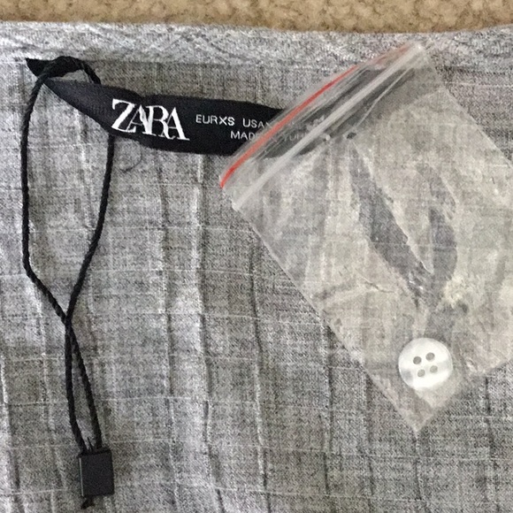 Zara Marled Ruffle Crop Top - Picture 3 of 5